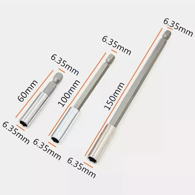 Magnetic Screwdriver Bit Holder Kit Hex Driver Flexi Extension Long And Short Drill Extension For E 2