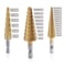 Step Drill Bit Titanium Coated High Speed Steel Piece Drill Cone Bits For Wood Metal Plastic 9