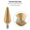 Step Drill Bit Titanium Coated High Speed Steel Piece Drill Cone Bits For Wood Metal Plastic 11