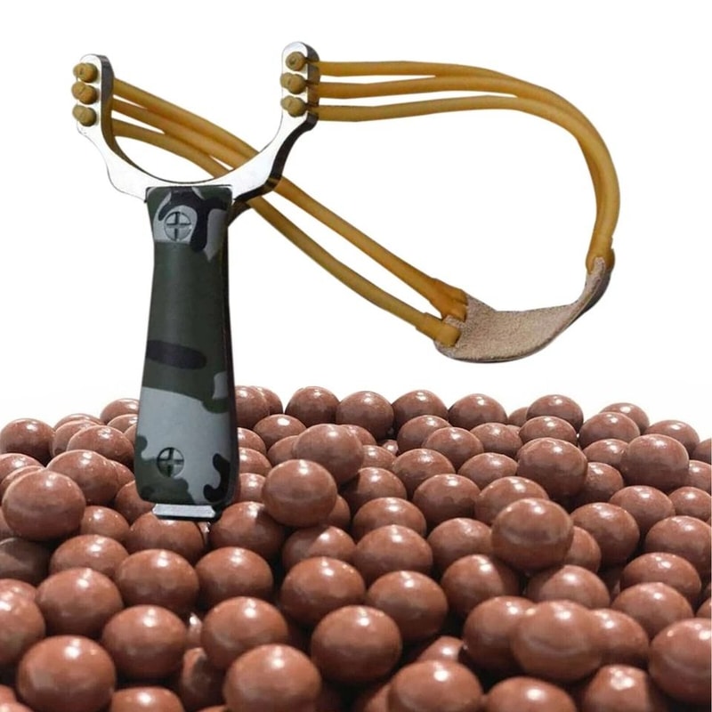 Powerful Slingshot With CAMOUFLAGE Grip High Velocity Catapult For Outdoor Hunting Sling Shot Tool 3