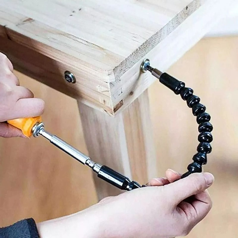 Flexible Shaft Extension Right Angle Drill Adapter Angle Extension Bit Kit Magnetic Drill Screwdriv 2