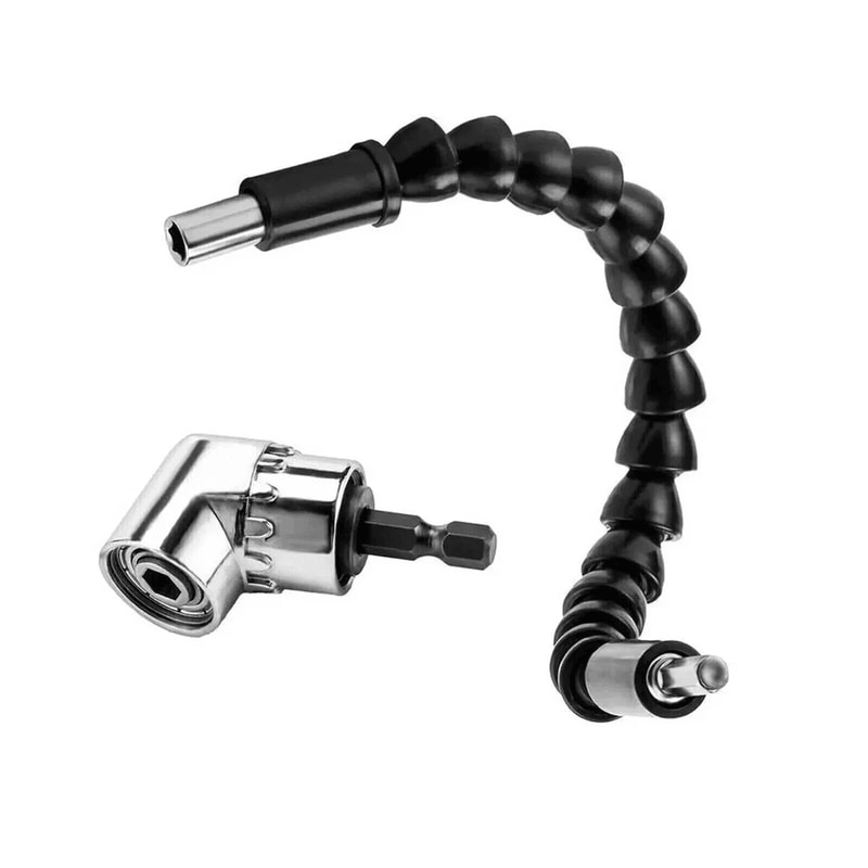 Flexible Shaft Extension Right Angle Drill Adapter Angle Extension Bit Kit Magnetic Drill Screwdriv 0