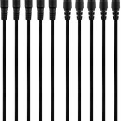 dc pigtail cable, male female jack, barrel power plug connector cord for cctv, led driver, and strip