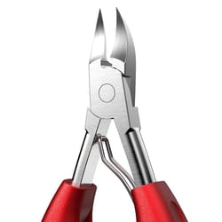 heavy duty toenail clippers for thick, ingrown toe nails, precision scissor for clean cut and comfort