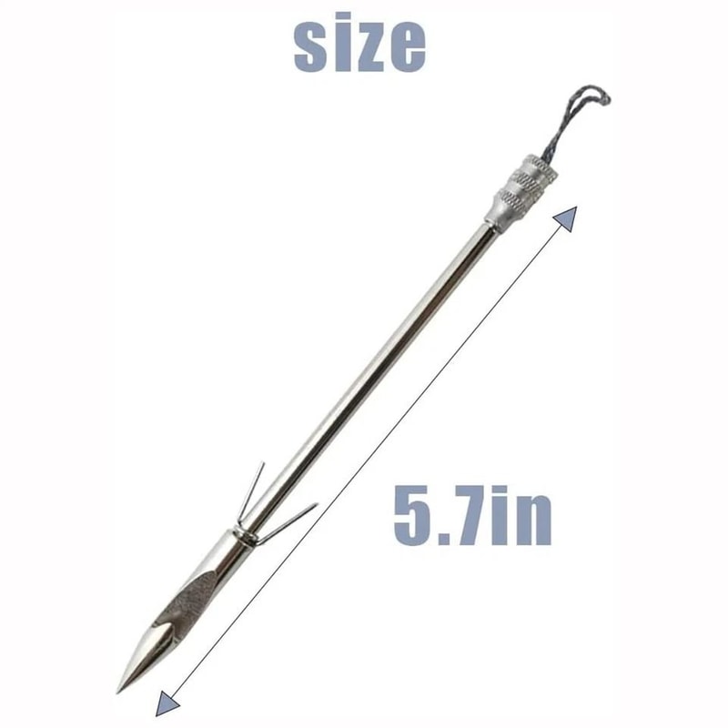Fishing Slingshot Steel Hunting Tool Shooting Catapult Arrows Darts Ammo Perfect For Bow Fishing 7