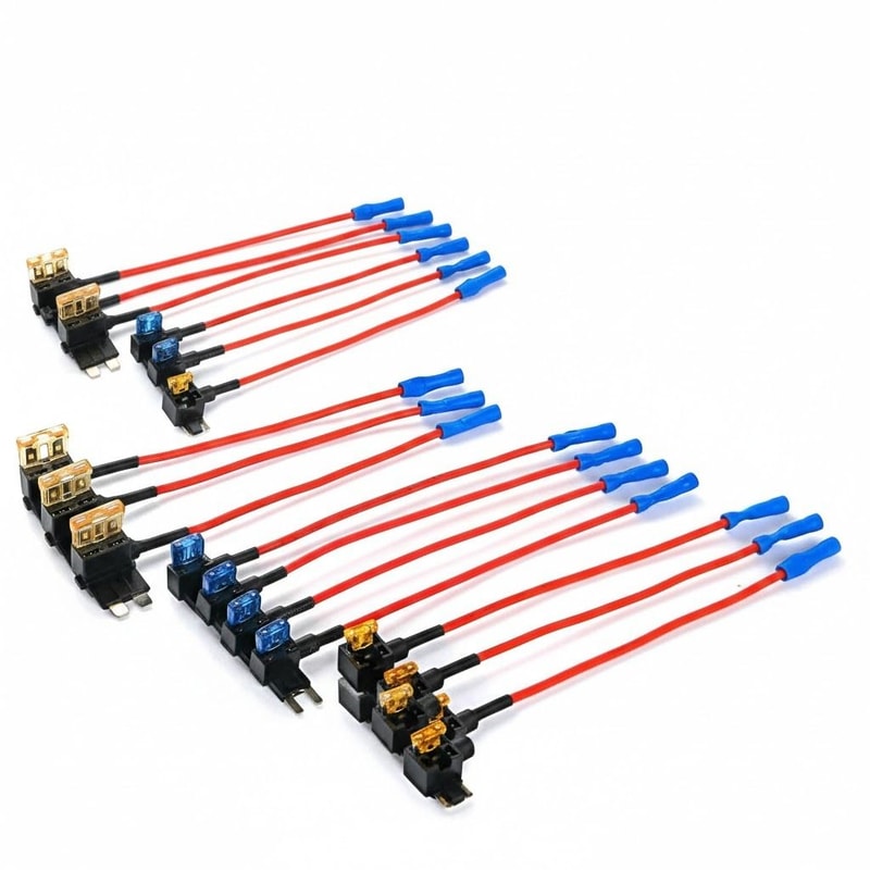 Car AddaCircuit Fuse Adapter Standard Mini TAP Blade Fuse Holder For Quick Accessory Wiring 0