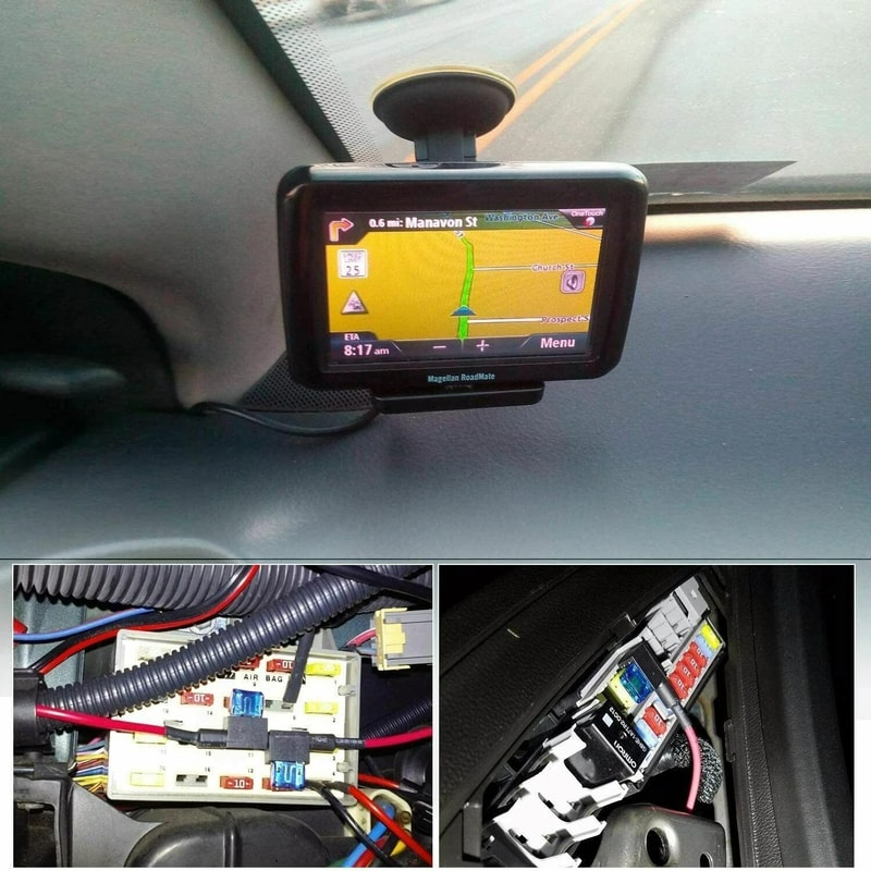 Car AddaCircuit Fuse Adapter Standard Mini TAP Blade Fuse Holder For Quick Accessory Wiring 5