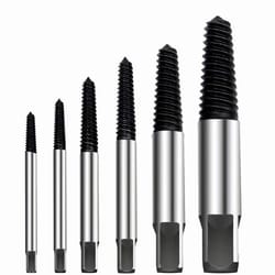 damaged bolt screw extractor set, easy out tool for rusted and stripped screws, remover hex shank