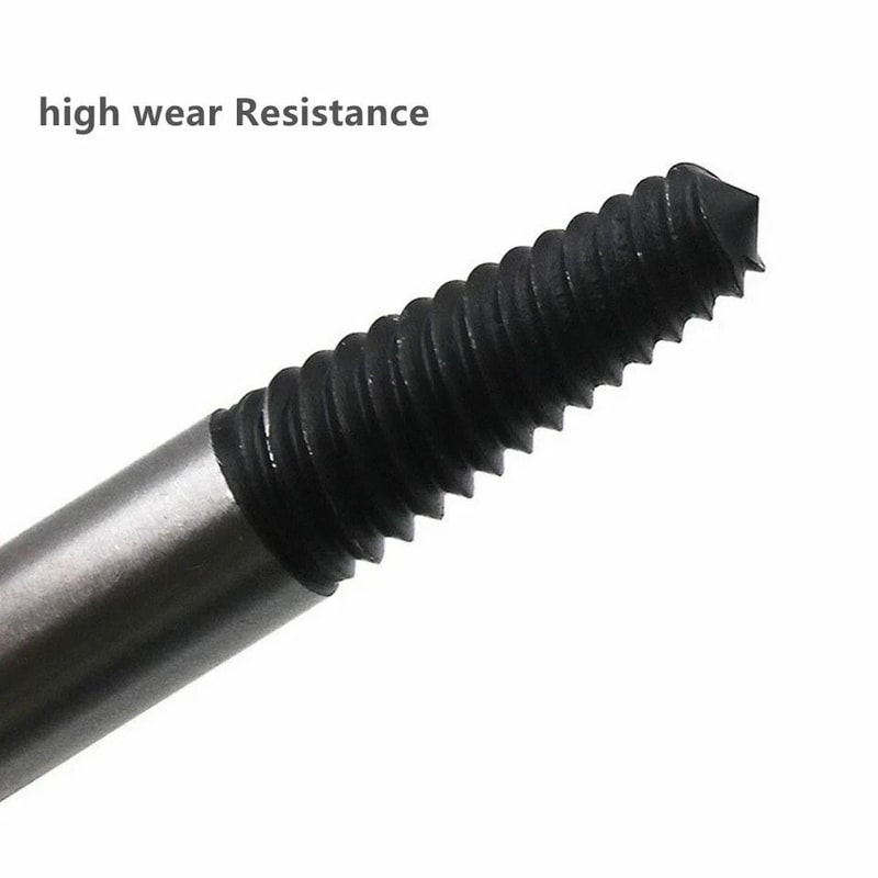 Damaged Bolt Screw Extractor Set Easy Out Tool For Rusted And Stripped Screws Remover Hex Shank 1