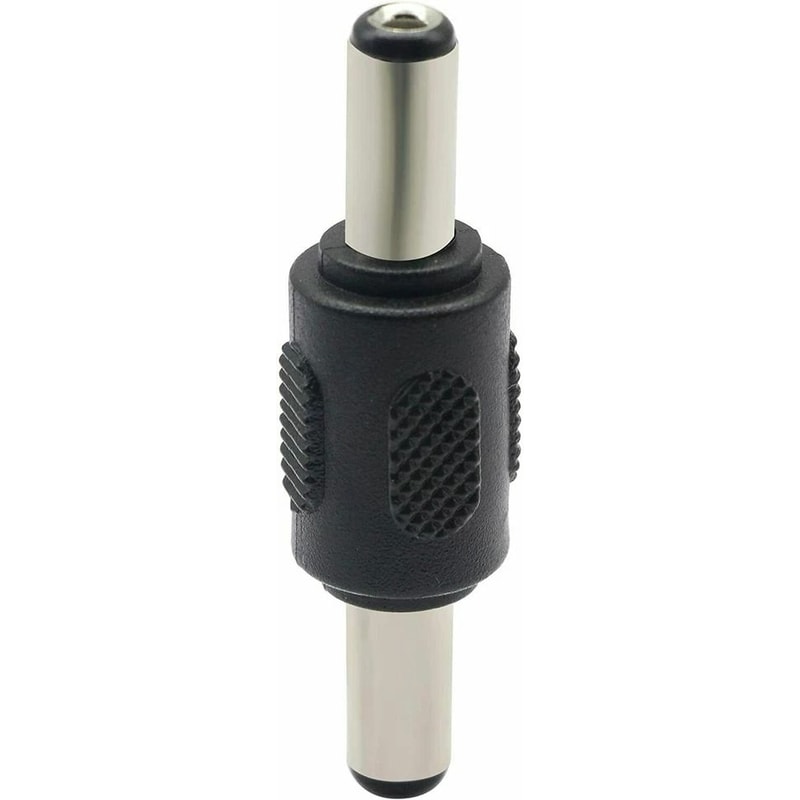 Male To Male DC Coupler Barrel Jack Power Connector For CCTV LED Lights DVRs 2