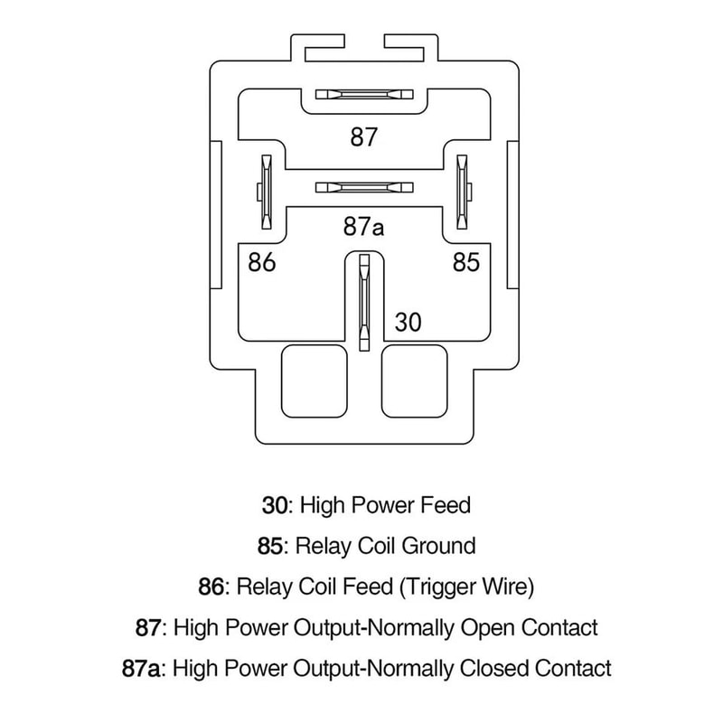 Fuse Relay Switch Harness Set SPST Automotive Electrical Relays Waterproof Switching Current 0