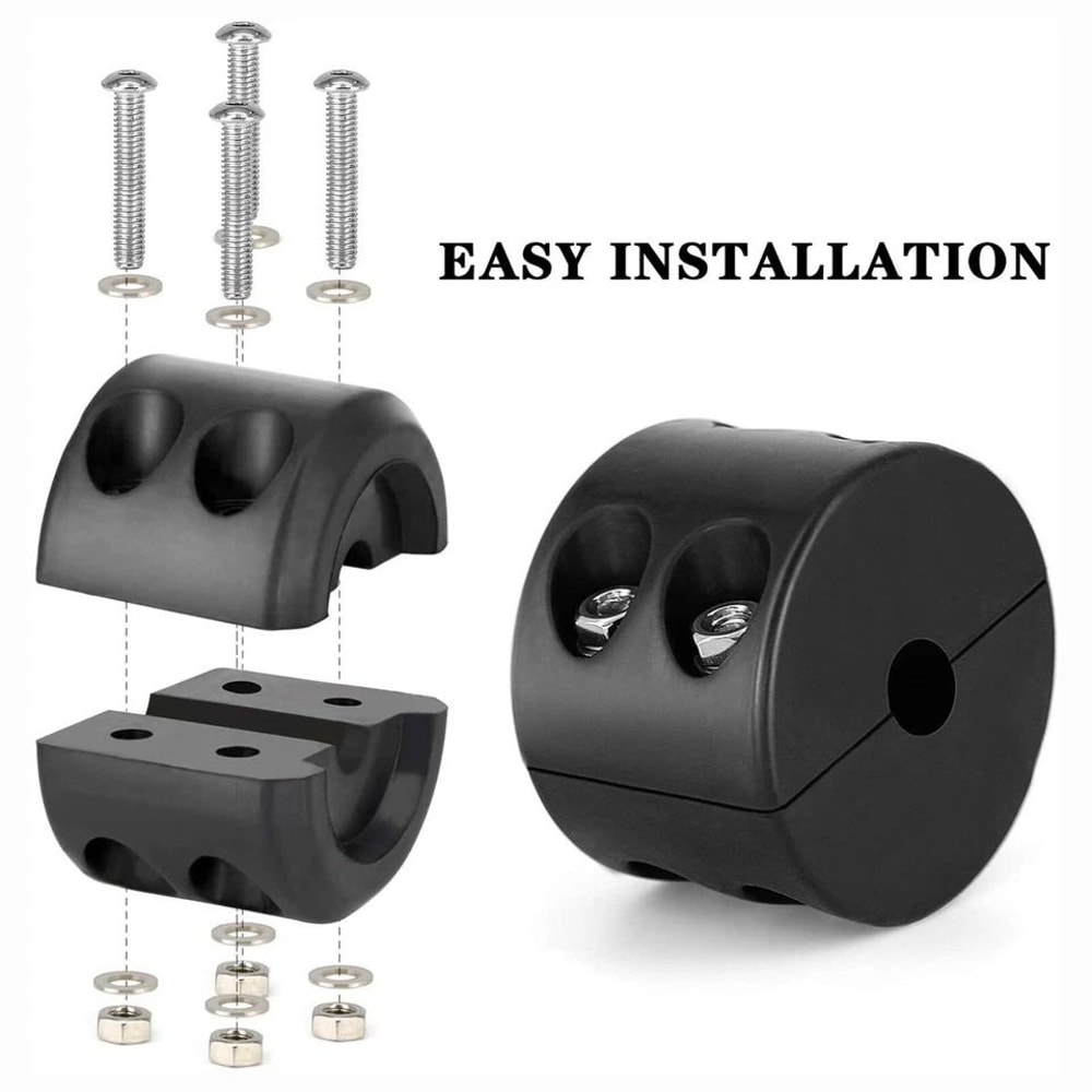 Heavy Duty ATV UTV Winch Stopper Waterproof Rubber Rope Hook Protector Compatible With Synthetic 2