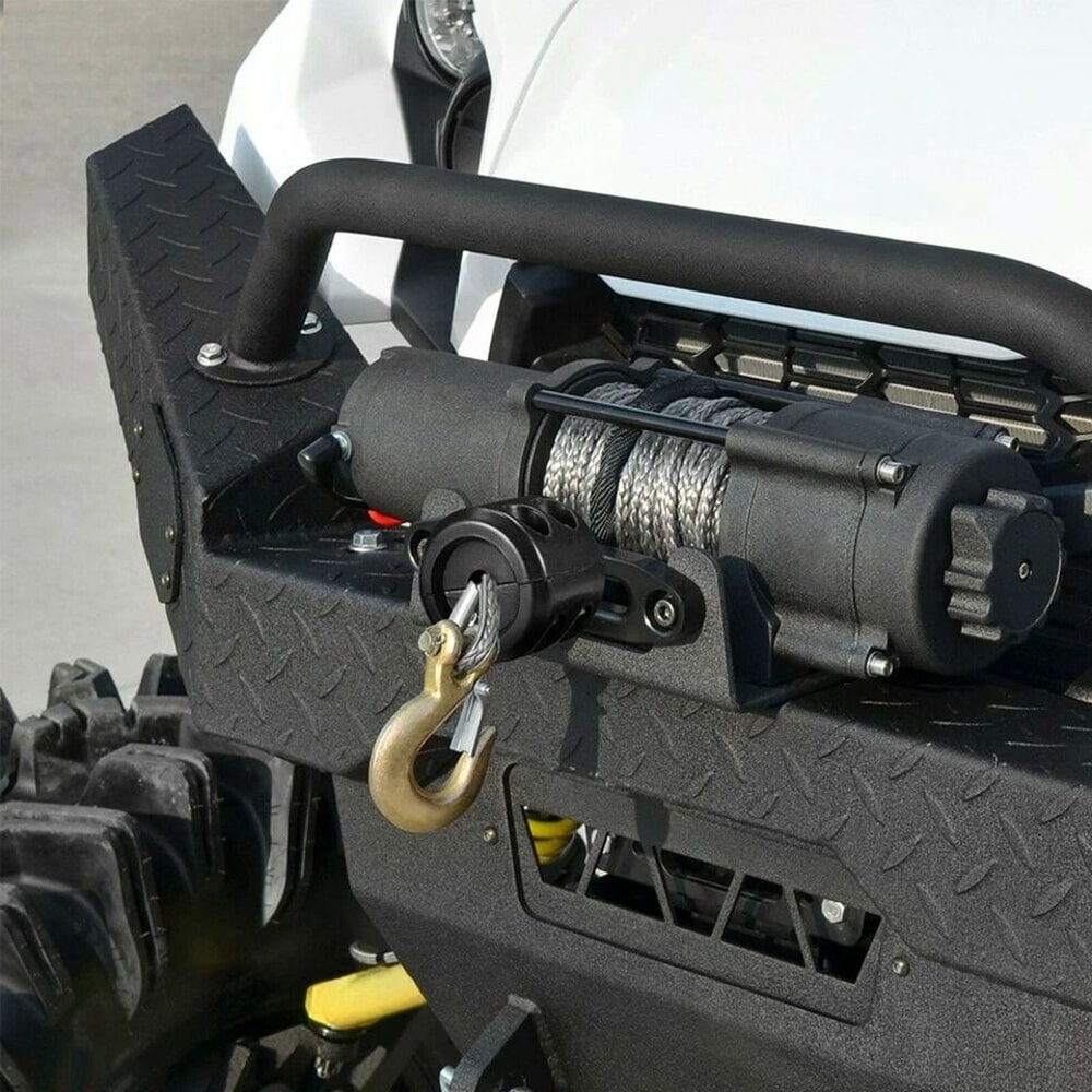 Heavy Duty ATV UTV Winch Stopper Waterproof Rubber Rope Hook Protector Compatible With Synthetic 1