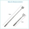Portable Telescopic Back Scratcher Stainless Steel Extendable Claw Massager Handy Metal Scratch Too 2