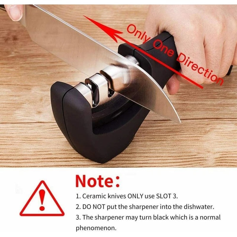Knife Sharpening Tool Ceramic Tungsten Stages Professional Blade Hone Kitchen Knife Sharpening Sys 5