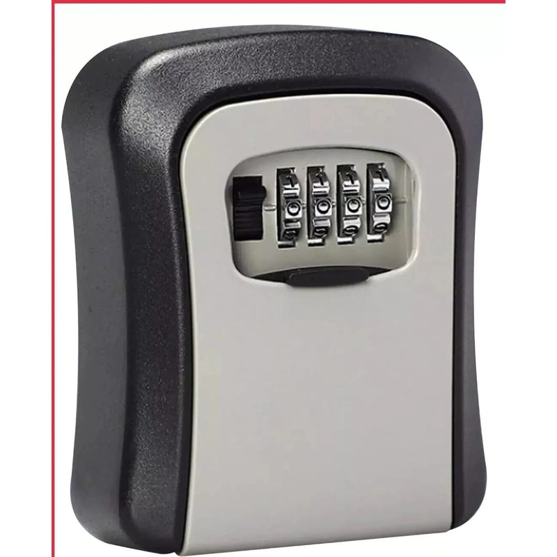Adjustable Digit Combination Key Box Secure Storage Safe For Home Outdoor Padlock Dial Security 0