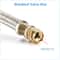 Braided Dual Tire Valve Stem Extension Stainless Steel For Trucks RV Trailers Copper Nut 6