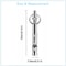 Adjustable Frequency Dog Whistle Stop Barking Hot Pet Training Stainless Steel Obedience Whistle 1