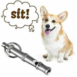 adjustable frequency dog whistle, stop barking hot pet training, stainless steel obedience whistle