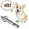Adjustable Frequency Dog Whistle Stop Barking Hot Pet Training Stainless Steel Obedience Whistle 0