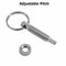 Adjustable Frequency Dog Whistle Stop Barking Hot Pet Training Stainless Steel Obedience Whistle 2