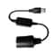 USB To Car Cigarette Lighter Adapter Converter Power Cable For Car Electronics Dash Cams Heated Sea 0