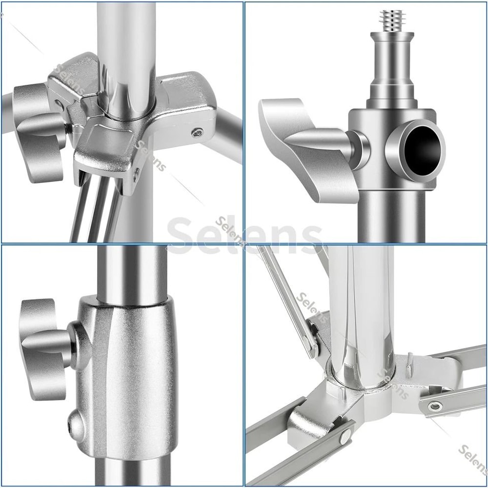 Stainless Steel Heavy Duty Light Stand Tripod With BuiltIn Spring Damped For Softbox Flash Light A 2