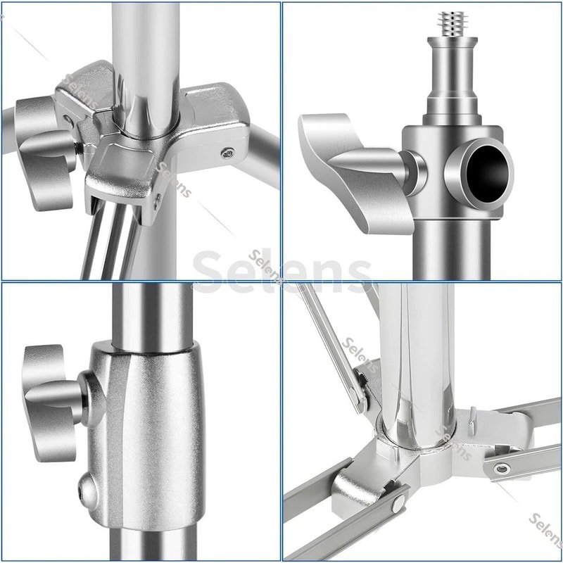 Stainless Steel Heavy Duty Light Stand Tripod With BuiltIn Spring Damped For Softbox Flash Light A 2