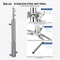 Stainless Steel Heavy Duty Light Stand Tripod With BuiltIn Spring Damped For Softbox Flash Light A 5