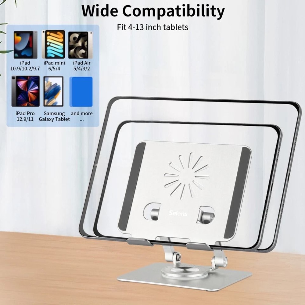 Rotatable Tablet Stand Adjustable Aluminum Holder For IPad Smartphone IPhone Compatible With Tablet 3