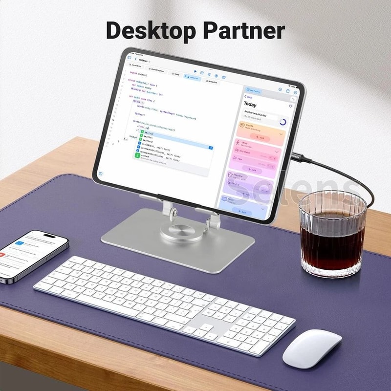 Rotatable Tablet Stand Adjustable Aluminum Holder For IPad Smartphone IPhone Compatible With Tablet 5