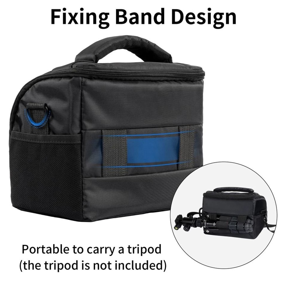 Large Waterproof Camera Bag Shoulder Pouch For Nikon Canon DSLR Lens Accessories Case TravelFriend 8