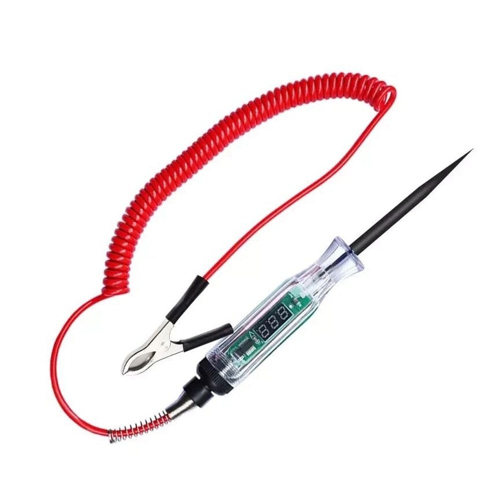 Automotive Circuit Tester Digital Electric Voltage Pen Test Light Car Truck 9