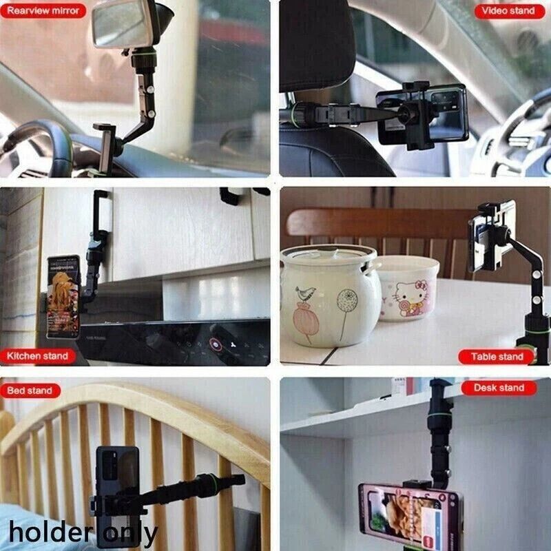 Phone Holder For Car Rearview Mirror Universal Mount Stand DashboardWindshield Cell Phone Mount For 2