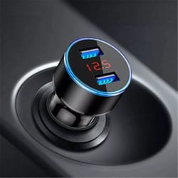 usb car charger adapter for iphone, samsung android, fast charging, dual usb ports,power