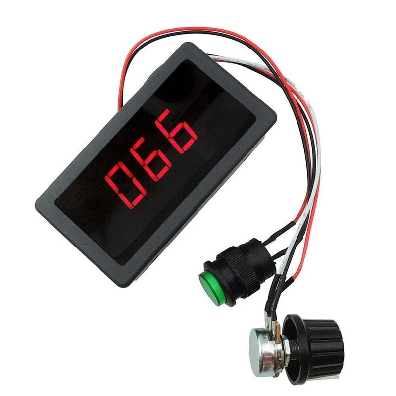 PWM DC Motor Speed Controller Digital Display With Switch Adjustable Duty Cycle 1
