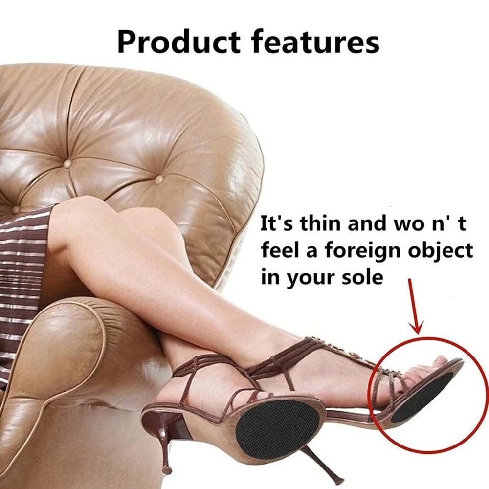Sole Grip Protector For High Heels AntiSlip Cushion Pads NonSlip Adhesive Shoe Pads For Boots And S 5