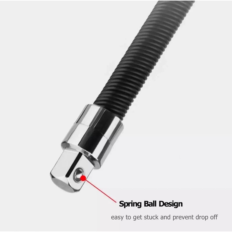 Drive Long Set Flexible Extension Socket Bar Wrench ChromeVanadium Flex Bars Durable Auto Repair To 6