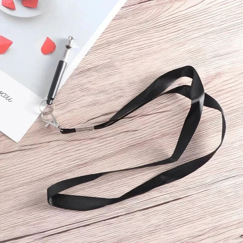 Silent Sound Dog Whistle Stop Barking Adjustable Training Tool With Strap Dog Obedience Whistle 2