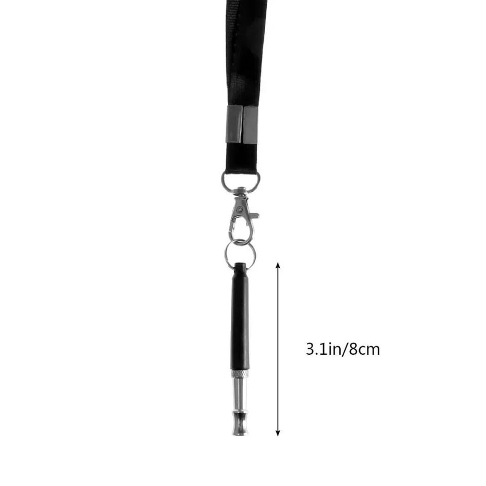 Silent Sound Dog Whistle Stop Barking Adjustable Training Tool With Strap Dog Obedience Whistle 5