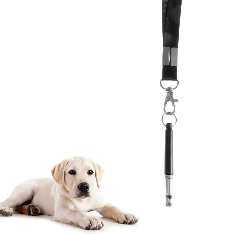 Silent Sound Dog Whistle Stop Barking Adjustable Training Tool With Strap Dog Obedience Whistle 7