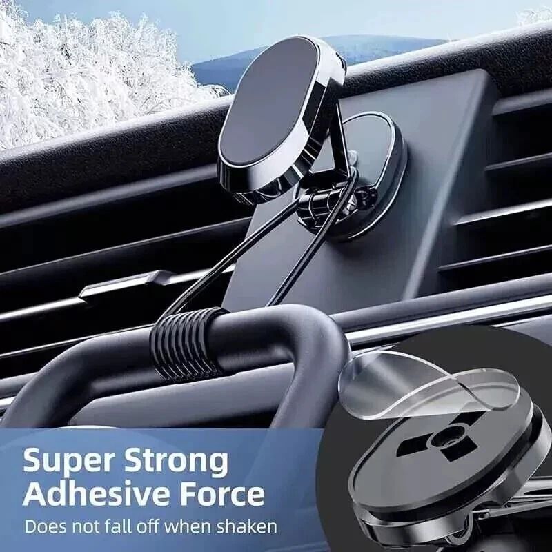 Magnetic Phone Holder For Car Swivel Dashboard Phone Mount Foldable Magnetic Holder For Cars 3