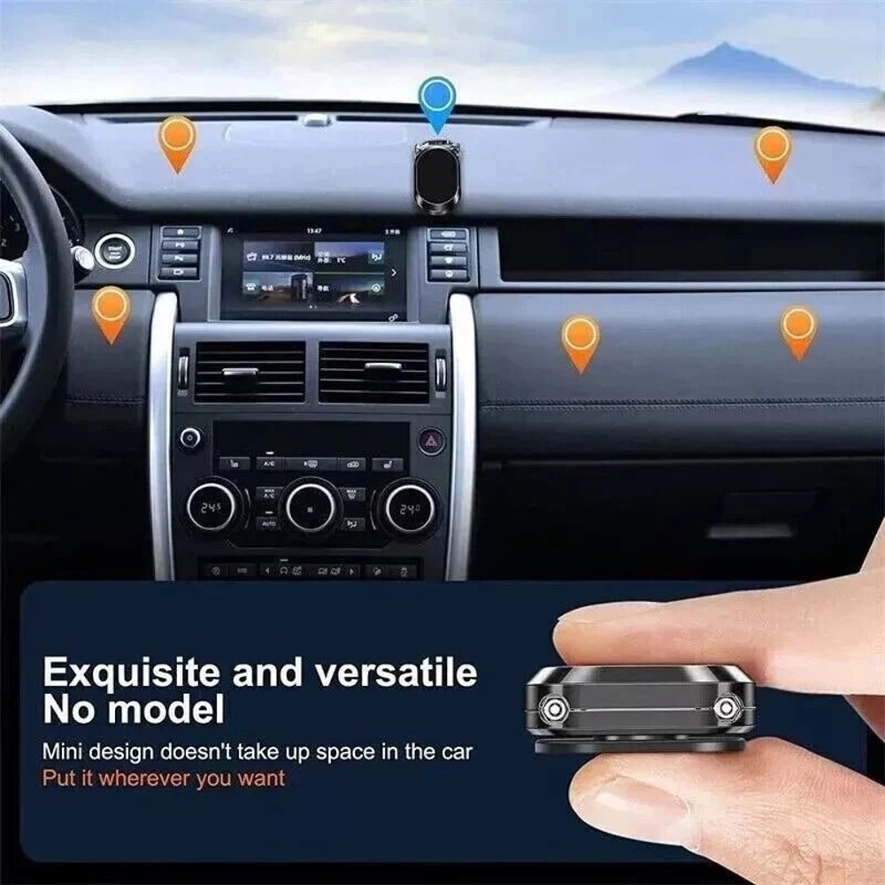 Magnetic Phone Holder For Car Swivel Dashboard Phone Mount Foldable Magnetic Holder For Cars 5