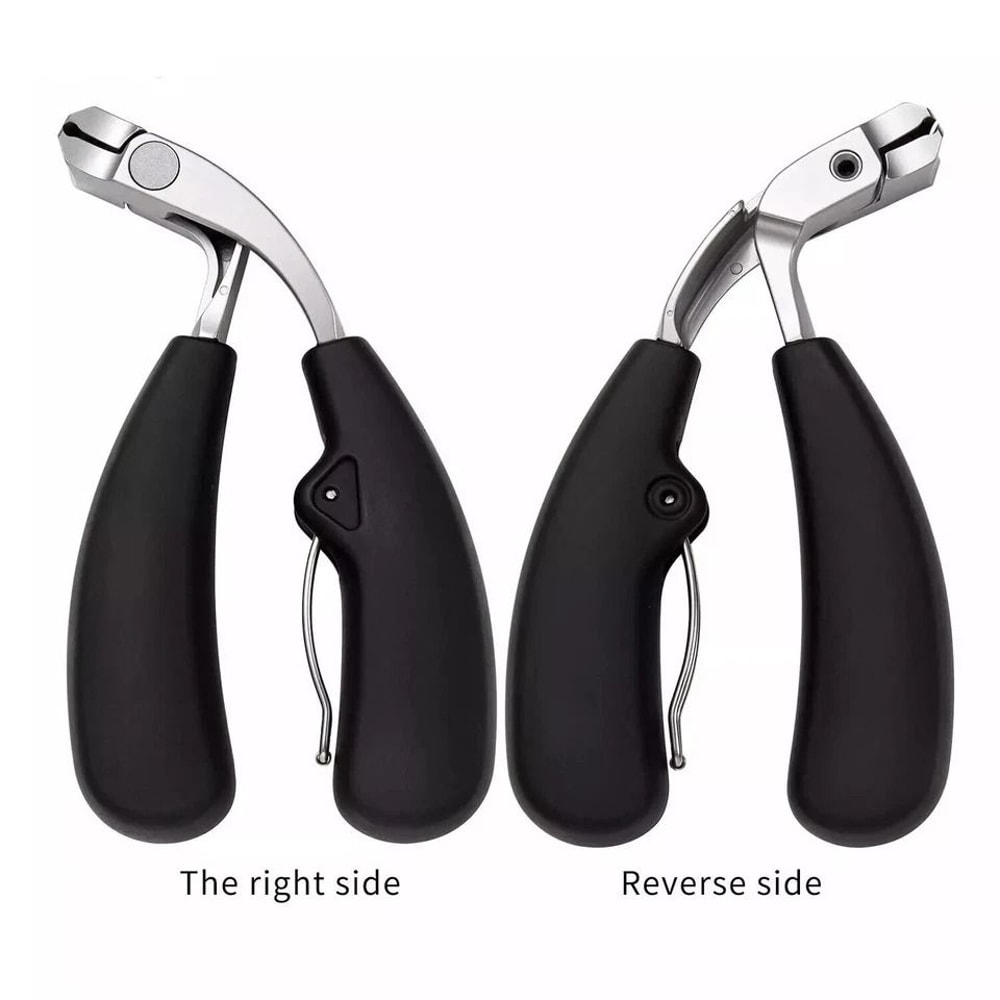 Heavy Duty Toenail Clippers For Thick Ingrown Nails Large Opening Curved Nail Clippers For Seniors 2
