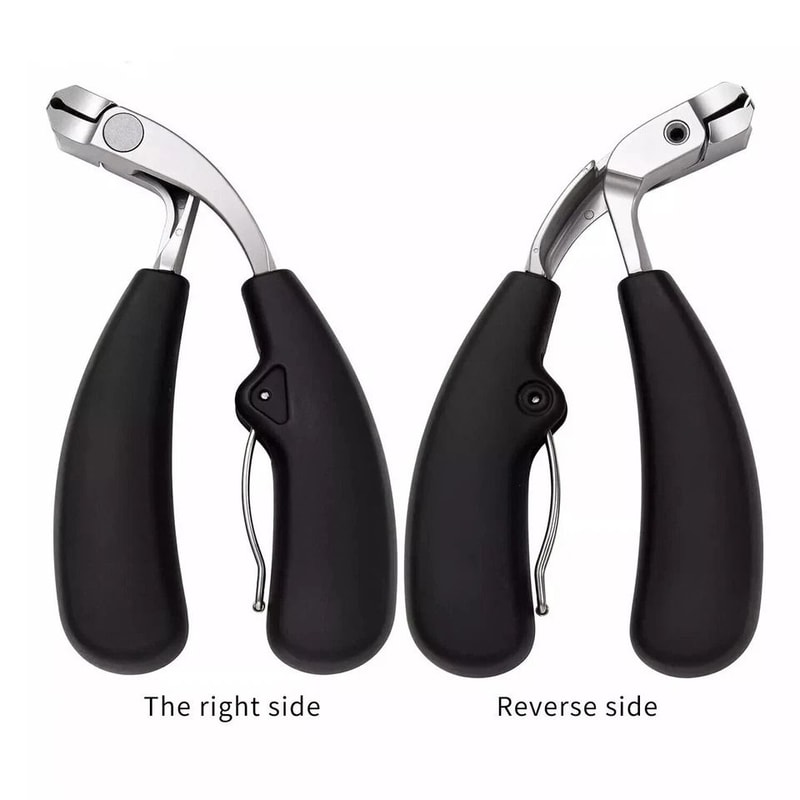 Heavy Duty Toenail Clippers For Thick Ingrown Nails Large Opening Curved Nail Clippers For Seniors 2