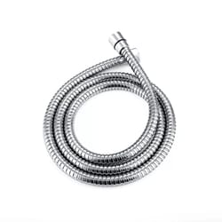 stainless steel replacement hand shower hose for rv, home, flexible, non-kink, easy installation, universal fit