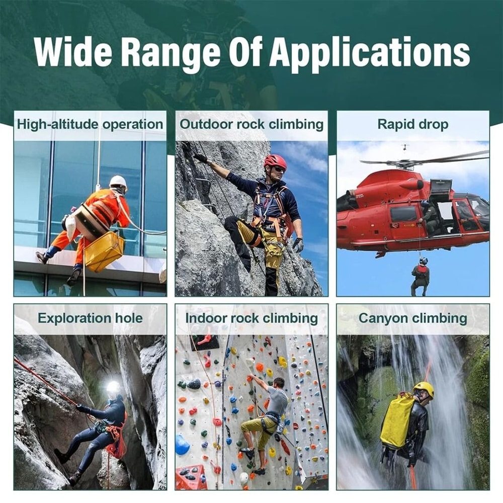 High Strength Prusik Cord PreSewn Loop For Climbing Arborist Rope Mountaineering Strength For Rescu 6