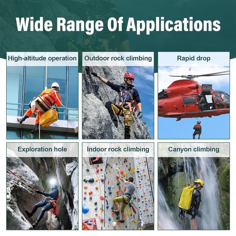 High Strength Prusik Cord PreSewn Loop For Climbing Arborist Rope Mountaineering Strength For Rescu 6