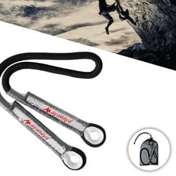 high strength prusik cord, pre-sewn loop for climbing, arborist rope, mountaineering, strength for rescue