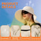 Wide Brim Sun Hat For Women UV Protection Neck Flap Adjustable Ponytail Cap For Outdoor Activities 4